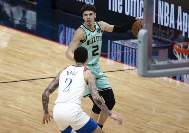 NBA: LaMelo Ball just shy of triple-double against brother Lonzo