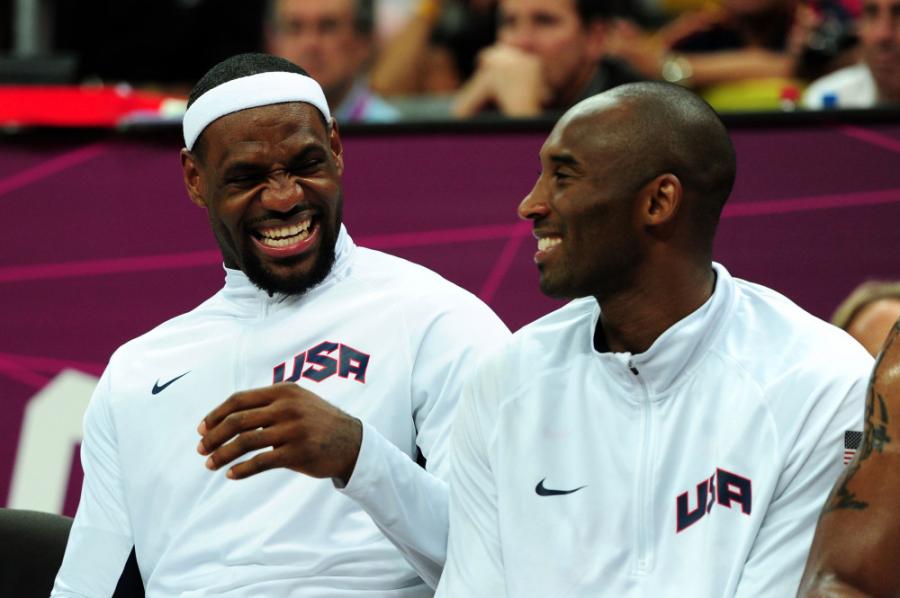 Flashback: LeBron James' hilarious Kobe imitation on Team USA in '08