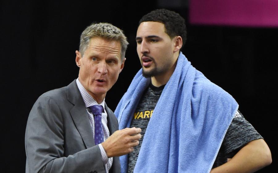 Steve Kerr had the perfect response to criticism for pulling Klay Thompson in the third quarter | For The Win