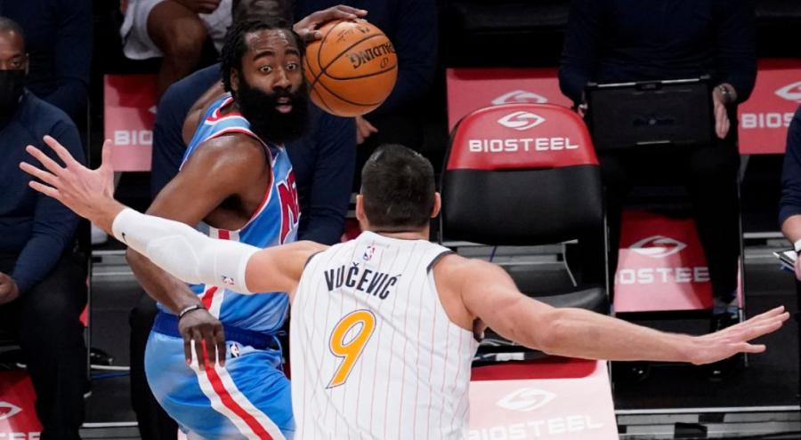 Must-see moments from James Harden's Nets debut against Magic