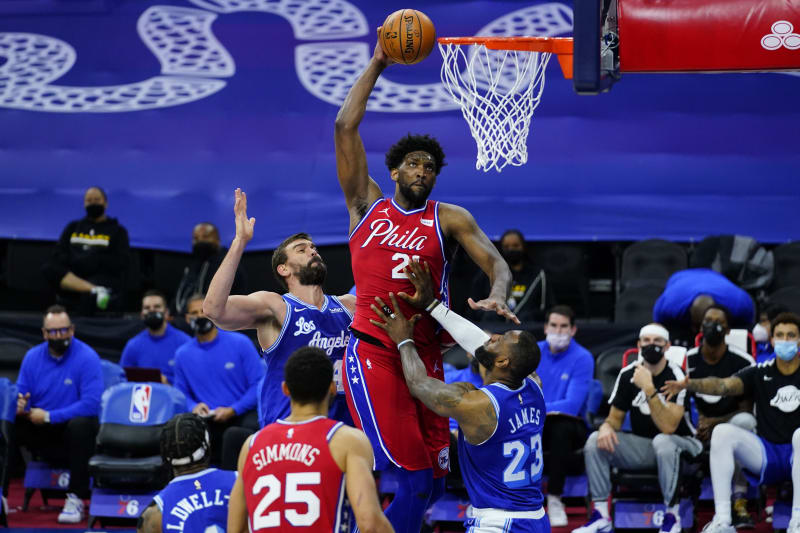LeBron James Says Joel Embiid Has 'Harden-Like Magic' After Lakers Lose to  76ers | Bleacher Report | Latest News, Videos and Highlights