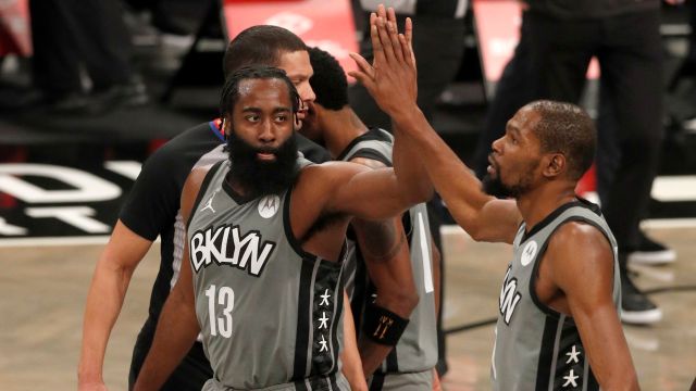 Nets turn up defense, step on gas down stretch to beat Heat | Newsday