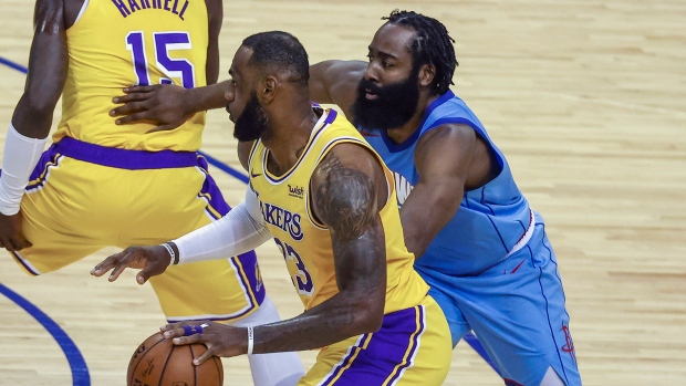 LeBron James scores 26 as Los Angeles Lakers roll over Houston Rockets - TSN.ca