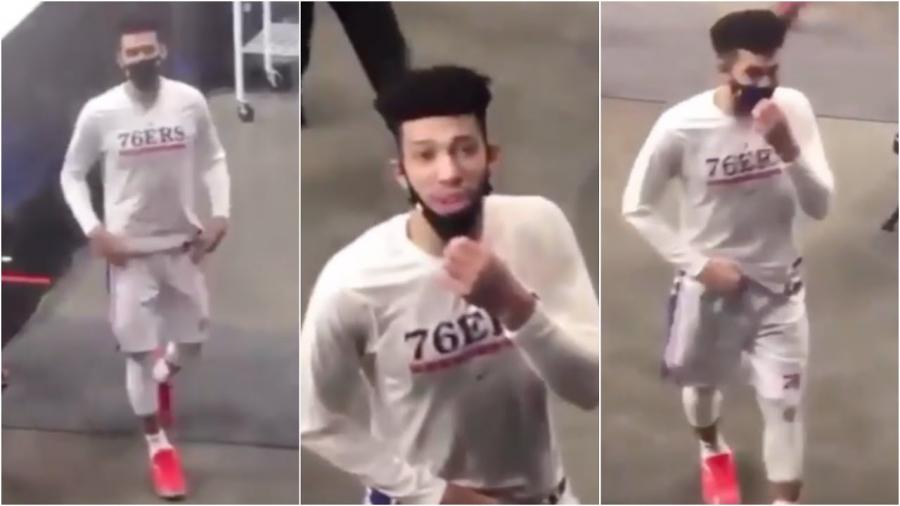 Danny Green HEATED At Fan For His Struggles "GOT THREE RINGS" - YouTube