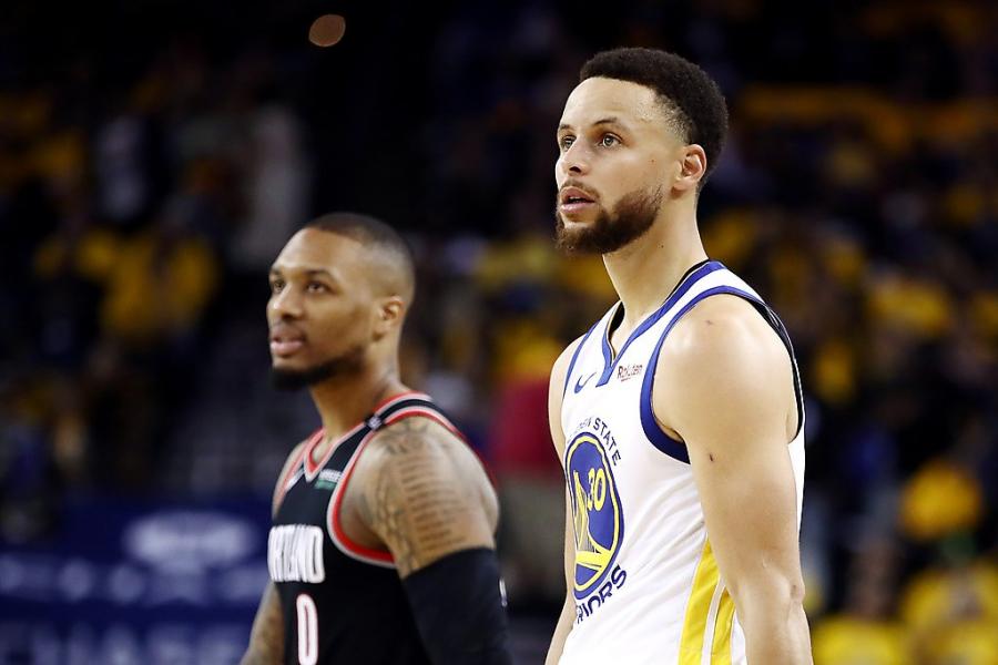 Portland's Damian Lillard beat Warriors' Steph Curry in Round 1; what happens Sunday? - SFChronicle.com