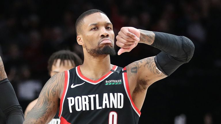 2019-20's greatest games: Damian Lillard torches Golden State Warriors on  MLK Day | NBA News | Sky Sports