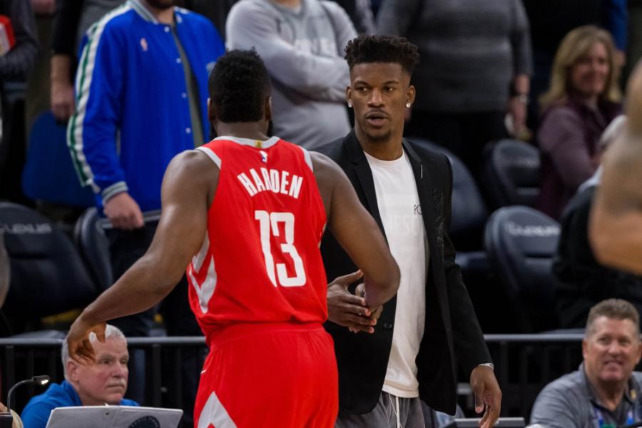 Jimmy Butler names James Harden as NBA's most unstoppable player