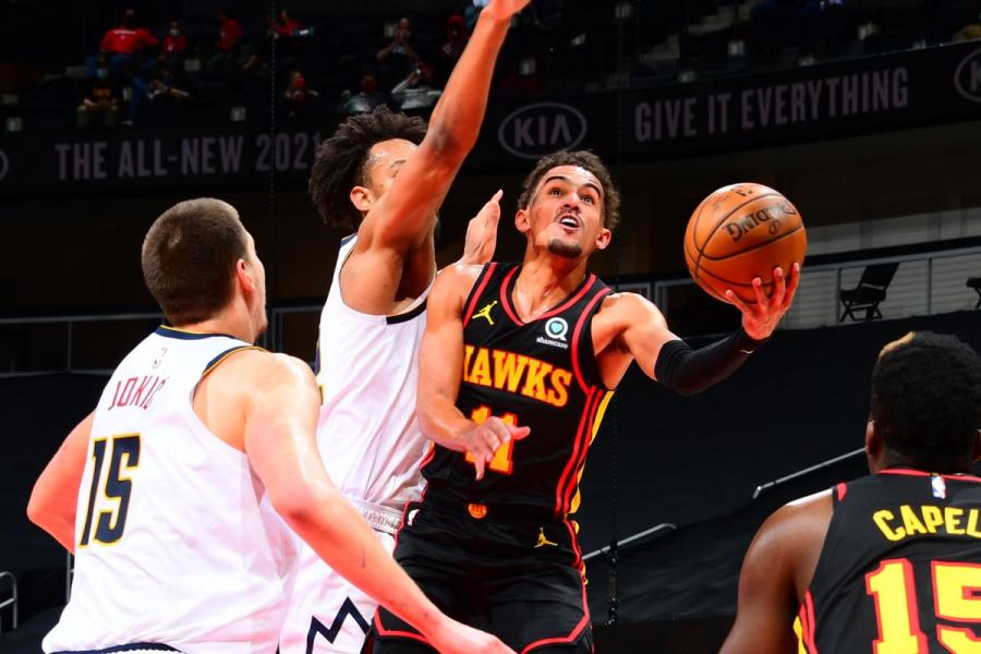 Atlanta Hawks use Trae Young third quarter burst to bury Nuggets -  Peachtree Hoops