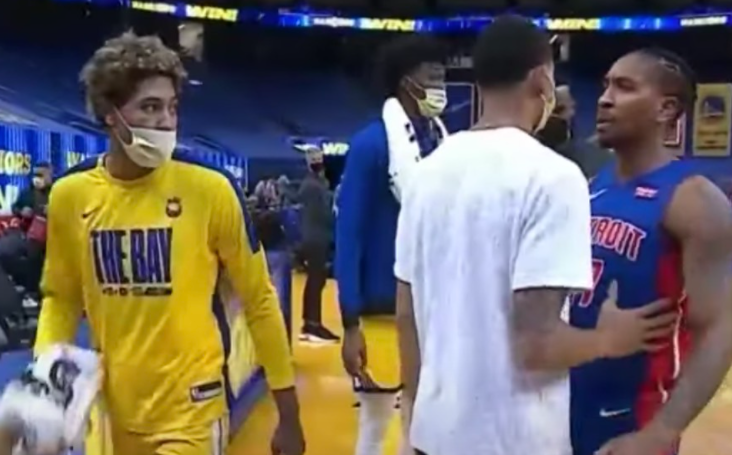 活塞McGruder到球員通道挑釁勇士，K湯：你要失業了，追夢綠：偽硬漢罷了！-黑特籃球-NBA新聞影音圖片分享社區