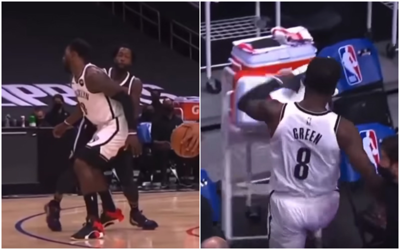 【影片】這動作太狠了!慢鏡頭回放Beverley傷人瞬間,格林離場憤怒踹翻飲料箱!-黑特籃球-NBA新聞影音圖片分享社區