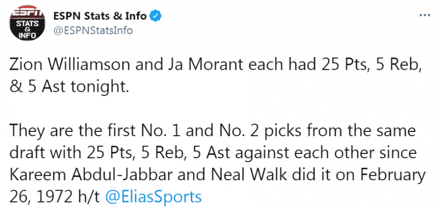 這一幕49年未見!Zion和莫蘭特上演經典對決,胖虎有望比肩三巨星!(影)-黑特籃球-NBA新聞影音圖片分享社區