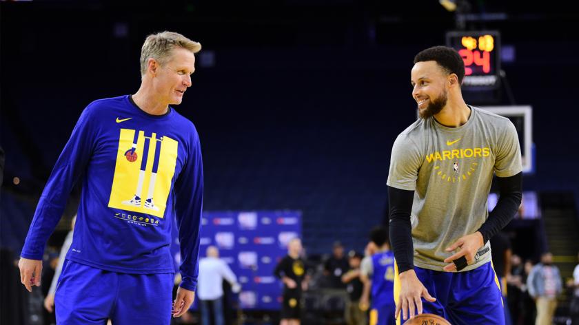 Celebs love Steve Kerr-Steph Curry chats, proof why coach is so awesome | RSN