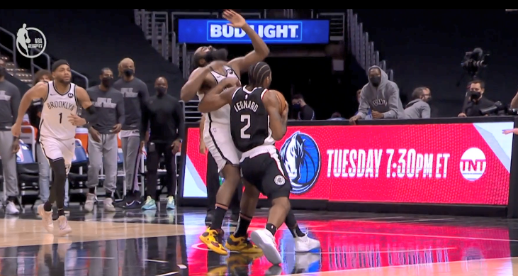 哈登防守沒問題!快艇籃網裁判報告公佈:最後無錯判漏判,Leonard支肘進攻犯規無誤!-黑特籃球-NBA新聞影音圖片分享社區