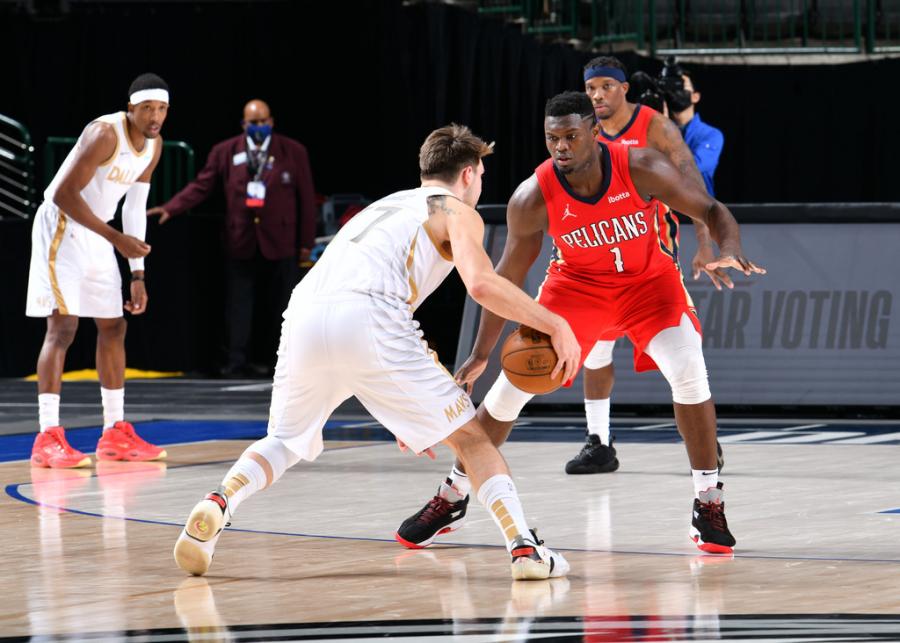 一戰刷爆6大神蹟！Zion半場10中10怒砍36分對飆東契奇46+8+12，獨角獸狂轟8顆三分！（影）-黑特籃球-NBA新聞影音圖片分享社區