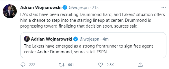 Aldridge加盟籃網附1條款,六內線競爭時間成雙刃劍!可能助湖人摘Drummond!-黑特籃球-NBA新聞影音圖片分享社區