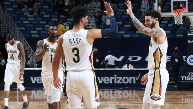 NBA | Video: Pelicans' trio of Zion, Ingram & Lonzo Ball goes off