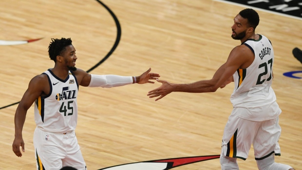 utah-jazz-s-donovan-mitchell-and-rudy-gobert