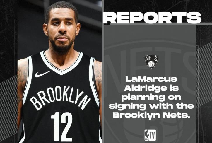 Aldridge加盟籃網附1條款,六內線競爭時間成雙刃劍!可能助湖人摘Drummond!-黑特籃球-NBA新聞影音圖片分享社區