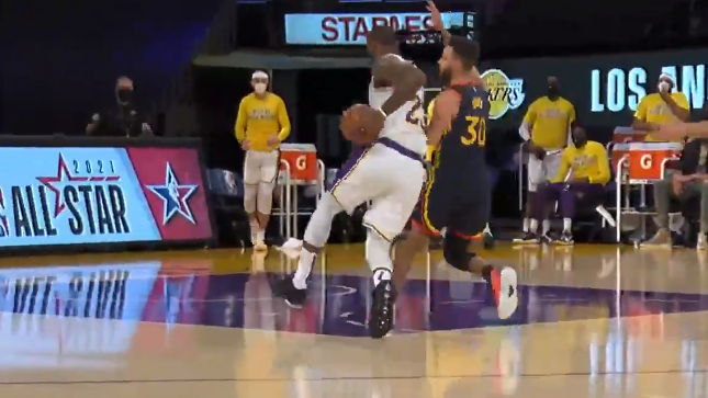 【影片】這速度是36歲?詹姆斯抄截之後反擊一條龍,柯瑞全程跟隨不敢伸手!-黑特籃球-NBA新聞影音圖片分享社區