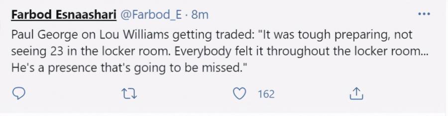 意難平！盧指導和保羅喬治為快艇交易路威鳴不平：我們真的太需要他了！-黑特籃球-NBA新聞影音圖片分享社區