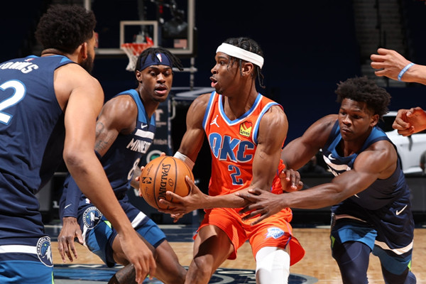 Alexander 31分,雷霆擒灰狼!Towns 33+10無奈空砍(影)-黑特籃球-NBA新聞影音圖片分享社區