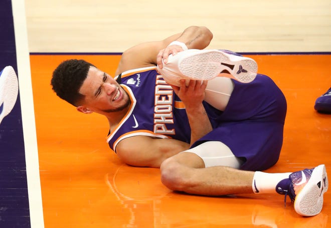 Suns GM James Jones says Devin Booker (knee) could've played if it was  playoffs