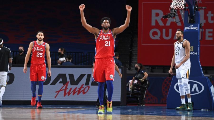 Joel Embiid forces OT with ridiculous 3-pointer, leads 76ers over Jazz