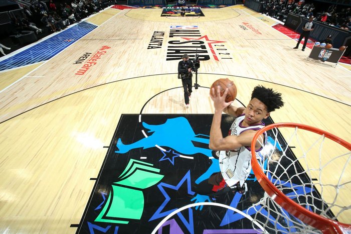Anfernee Simons wins Dunk Contest; Stephen Curry takes 3-Point Contest - The Athletic