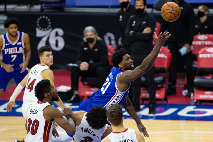 Instant observations: Joel Embiid carries Sixers to win vs. Heat with 45  points, MVP-level effort | PhillyVoice