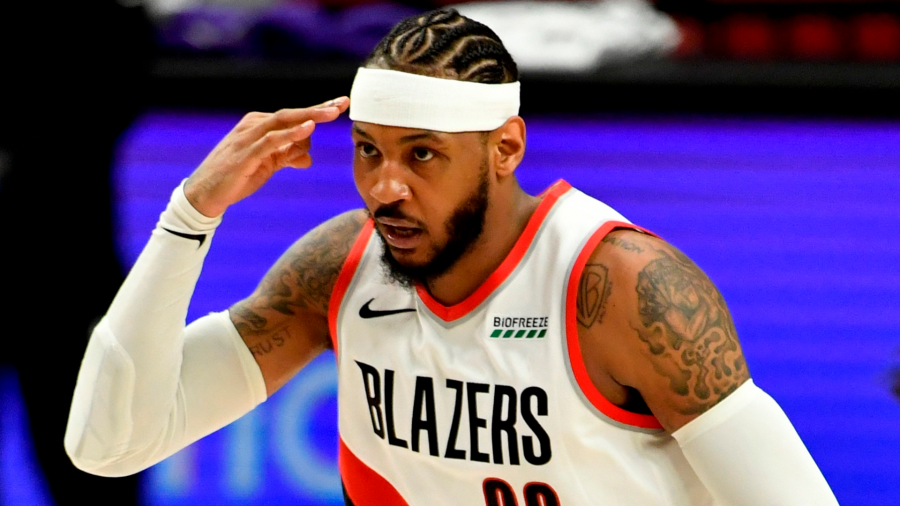 Portland Trail Blazers' Carmelo Anthony passes Hakeem Olajuwon for 11th on  the NBA all-time scoring list | NBA.com Australia | The official site of  the NBA