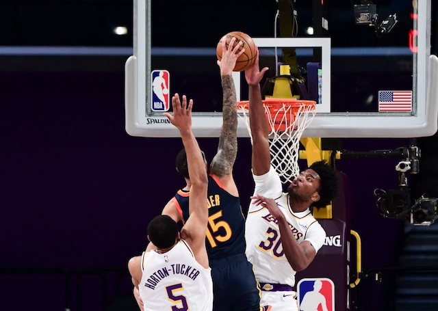 Kyle Kuzma Thinks Damian Jones Has Chance To Stay With Lakers After Impressive Debut