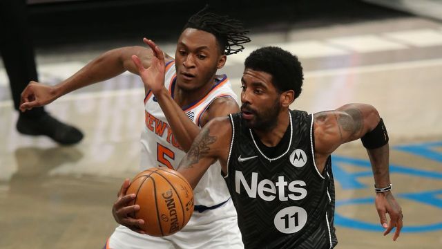 Kyrie Irving, James Harden lead Nets to 117-112 win over Knicks