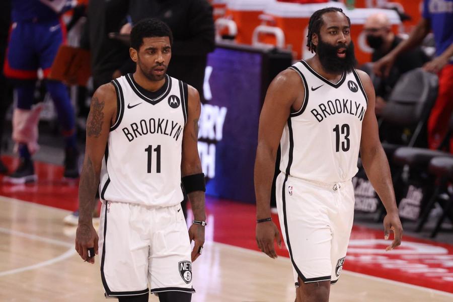 Nets' Kyrie Irving Says He Shifted To Shooting Guard To Allow James Harden To Thrive At The Point