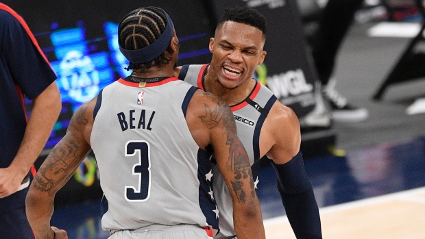 Russell Westbrook, Bradley Beal hit late 3s, Wizards stun Nets - TSN.ca