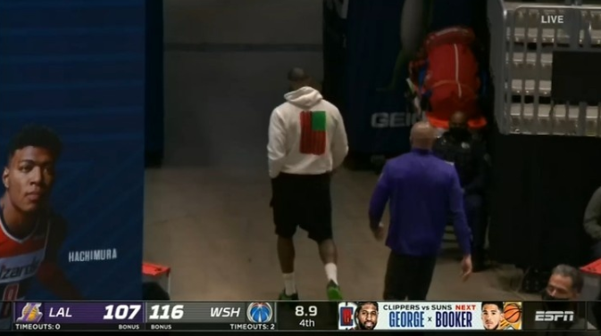 1勝4負!一眉轟26+5還是輸!詹姆斯提前離場,他在場邊沉默不語!(影)-黑特籃球-NBA新聞影音圖片分享社區