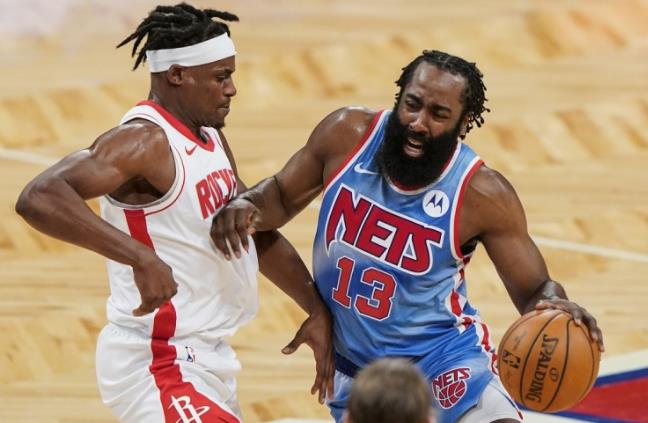 厄文31分12助,Harden 17+8+6右腿不適提前退賽,籃網勝火箭反超76人成東區第一(影)-黑特籃球-NBA新聞影音圖片分享社區