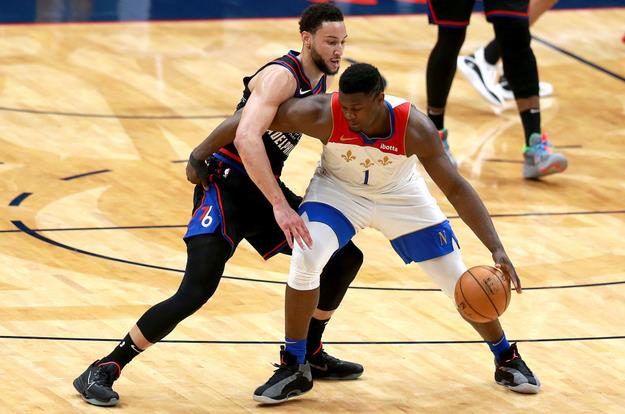 Zion 37+15+8,Simmons 10分9板6助4抄截,Embiid低迷,鵜鶘擒76人(影)-黑特籃球-NBA新聞影音圖片分享社區