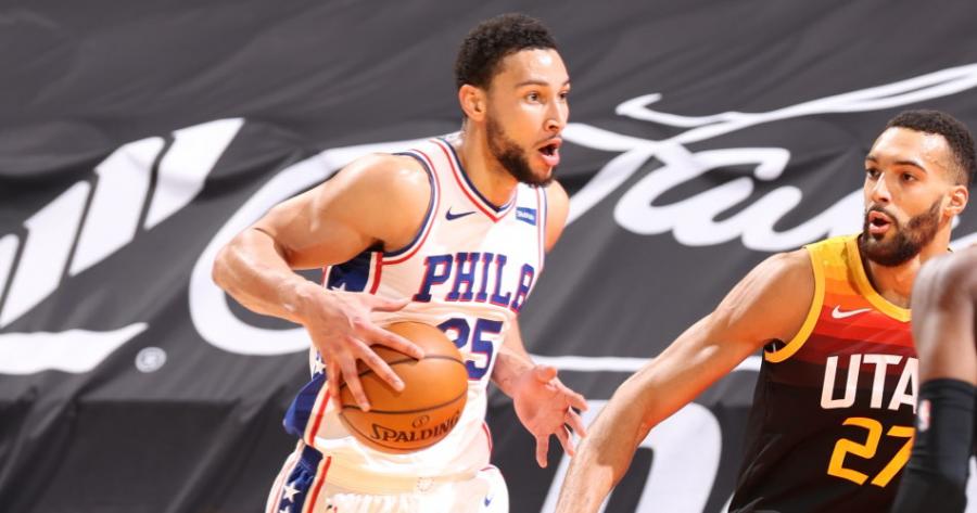 Ben Simmons makes career-high 42 points off Rudy Gobert mismatch | Eurohoops