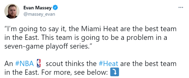 不看好籃網？ NBA球探：熱火才是東區最強球隊，季後賽能製造麻煩
