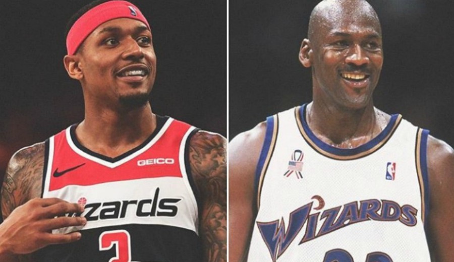 Bradley Beal se pone a la altura de Michael Jordan