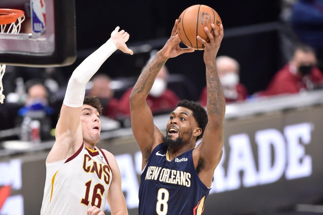 Naji Marshall's big night helps New Orleans Pelicans to win vs. Cavs