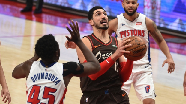 Enes Kanter has 30 rebounds, Portland Trail Blazers beat Detroit Pistons - TSN.ca