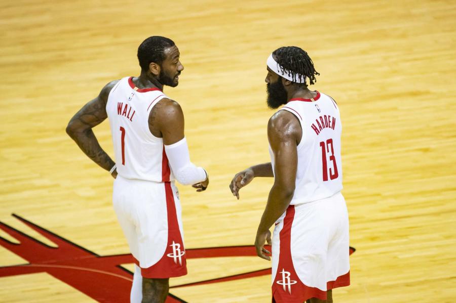 John Wall: 'It was cool' to play with James Harden, but no sales pitch  coming