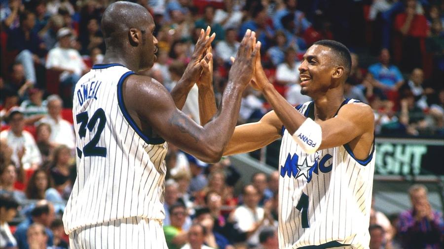 Shaquille O'Neal and Penny Hardaway NBA Debut | Oldskoolbball