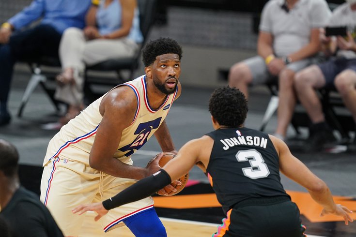 After Joel Embiid's knee injury, Sixers star comforted himself by checking his son's baby monitor from the locker room | PhillyVoice