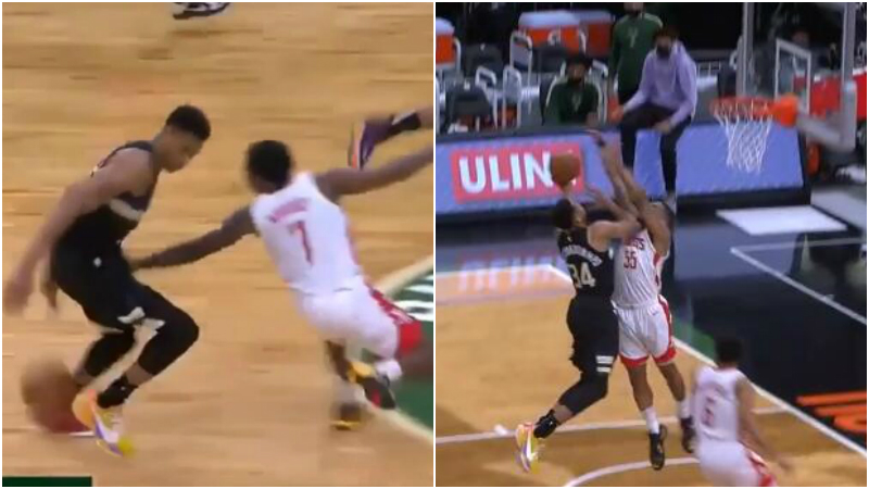 【影片】這技術太細膩!字母哥抄截後1打3一條龍,背後運球+虛晃+對抗上籃!-黑特籃球-NBA新聞影音圖片分享社區