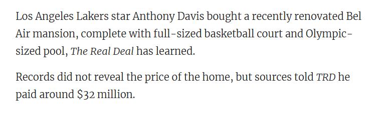 終老湖人?一眉哥在洛杉磯買下新豪宅,價值3200萬美元分30年付清!-黑特籃球-NBA新聞影音圖片分享社區