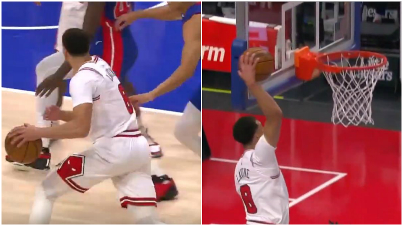 【影片】LaVine再現滑翔灌籃!借掩護加速突破滑翔單臂隔扣Stewart!-黑特籃球-NBA新聞影音圖片分享社區