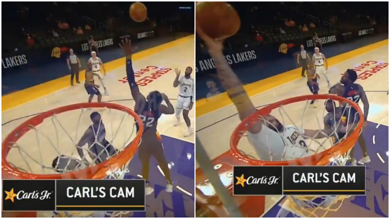 【影片】高低連線!戴維斯接抓猛哥傳球後單臂空接暴扣,心領神會的配合!-黑特籃球-NBA新聞影音圖片分享社區