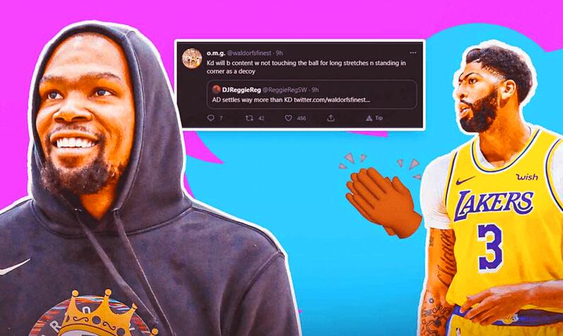 又吵起來了!一眉哥比杜蘭特的得分手段更多?KD在線高情商回應!-黑特籃球-NBA新聞影音圖片分享社區